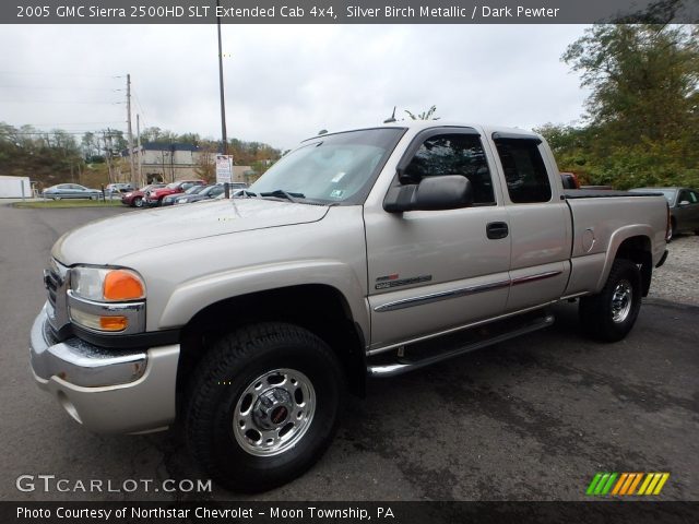 2005 GMC Sierra 2500HD SLT Extended Cab 4x4 in Silver Birch Metallic