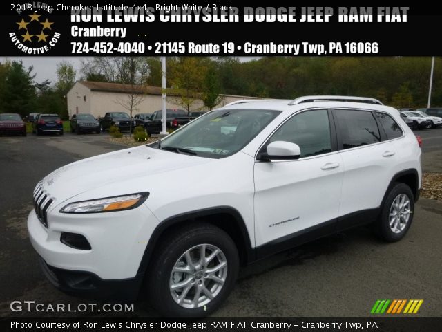 2018 Jeep Cherokee Latitude 4x4 in Bright White