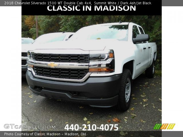 2018 Chevrolet Silverado 1500 WT Double Cab 4x4 in Summit White