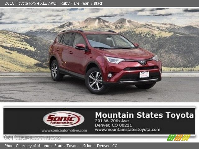 2018 Toyota RAV4 XLE AWD in Ruby Flare Pearl