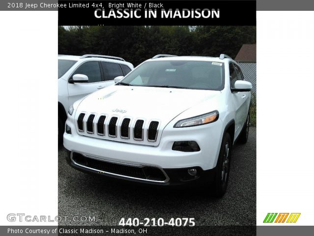 2018 Jeep Cherokee Limited 4x4 in Bright White