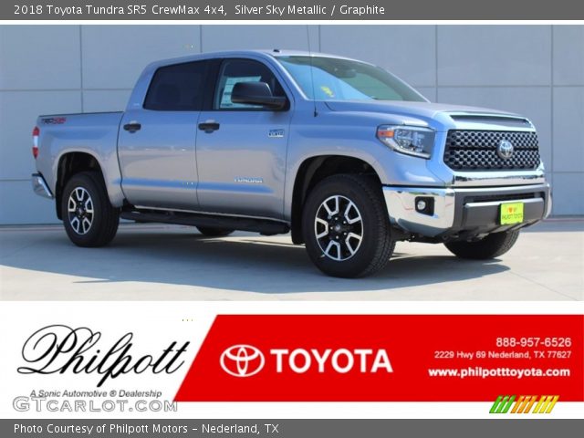 2018 Toyota Tundra SR5 CrewMax 4x4 in Silver Sky Metallic