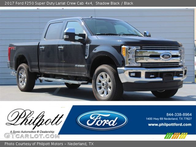 2017 Ford F250 Super Duty Lariat Crew Cab 4x4 in Shadow Black