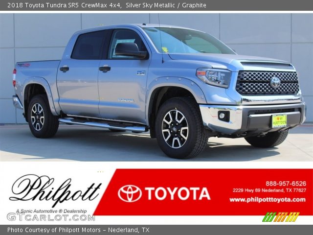 2018 Toyota Tundra SR5 CrewMax 4x4 in Silver Sky Metallic