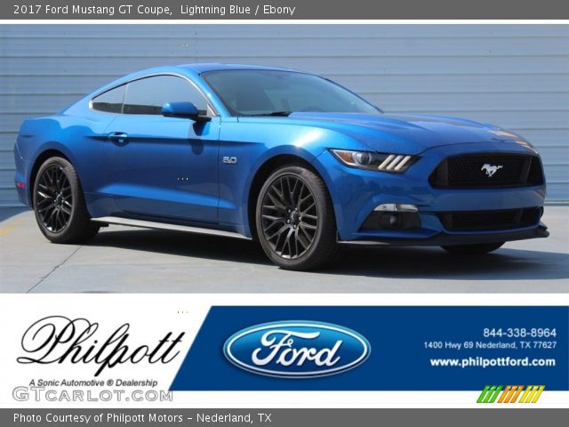 2017 Ford Mustang GT Coupe in Lightning Blue