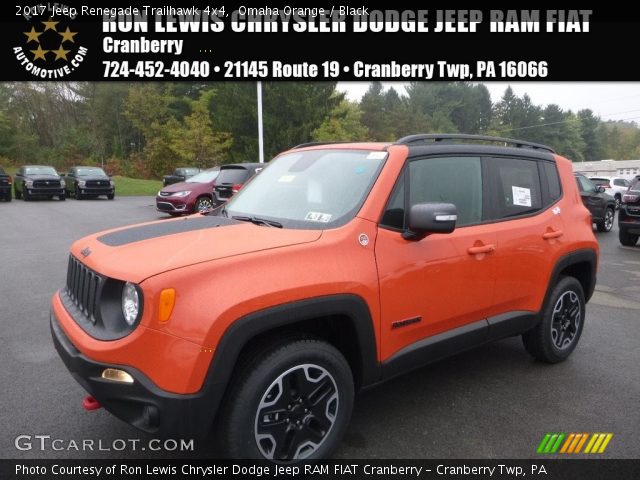 2017 Jeep Renegade Trailhawk 4x4 in Omaha Orange