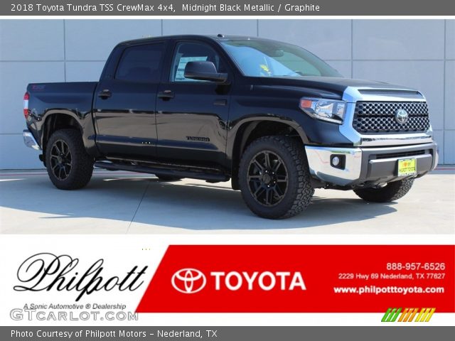 2018 Toyota Tundra TSS CrewMax 4x4 in Midnight Black Metallic