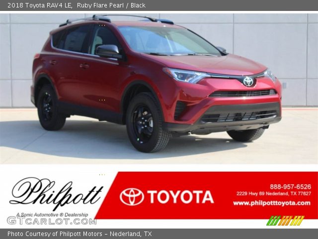 2018 Toyota RAV4 LE in Ruby Flare Pearl
