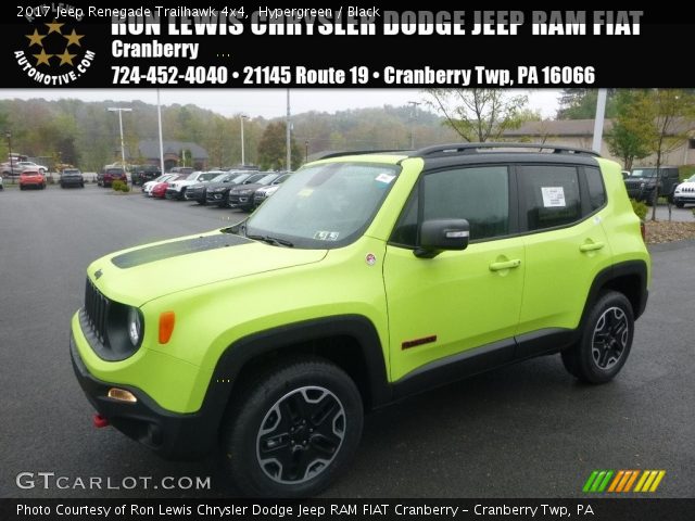 2017 Jeep Renegade Trailhawk 4x4 in Hypergreen