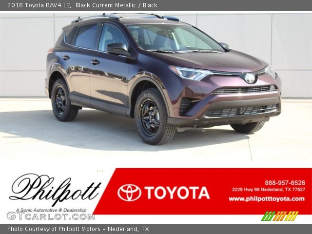 2018 Toyota RAV4 LE in Black Current Metallic