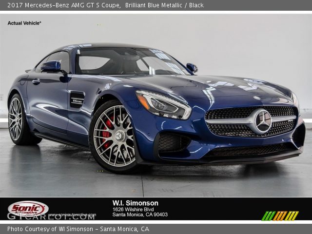 2017 Mercedes-Benz AMG GT S Coupe in Brilliant Blue Metallic