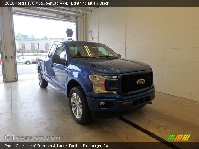 2018 Ford F150 XL SuperCab 4x4 in Lightning Blue