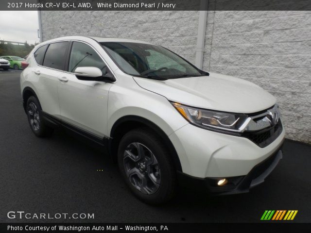 2017 Honda CR-V EX-L AWD in White Diamond Pearl