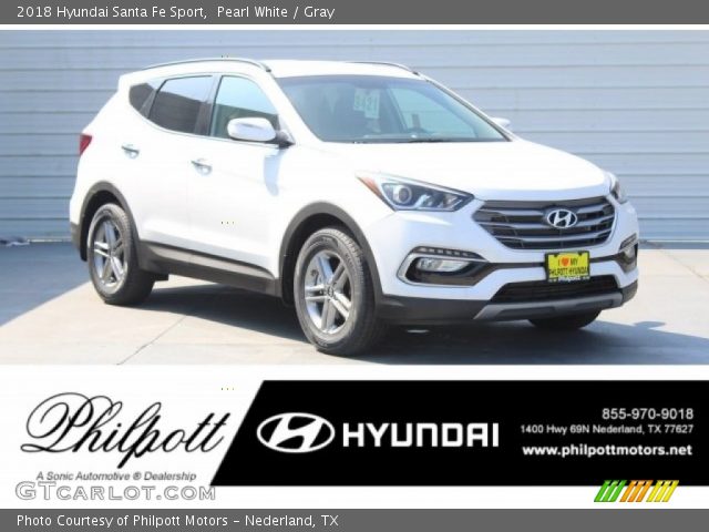 2018 Hyundai Santa Fe Sport  in Pearl White