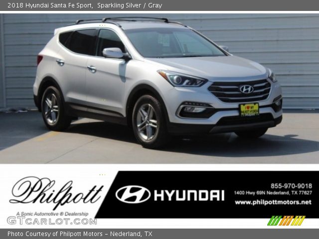 2018 Hyundai Santa Fe Sport  in Sparkling Silver
