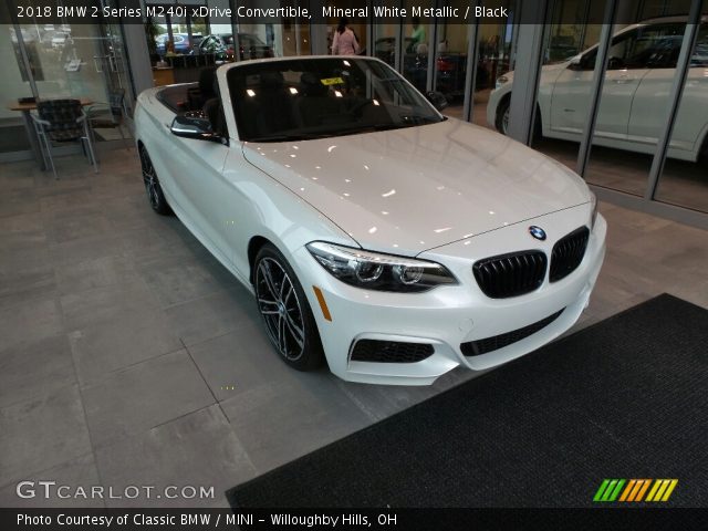 2018 BMW 2 Series M240i xDrive Convertible in Mineral White Metallic