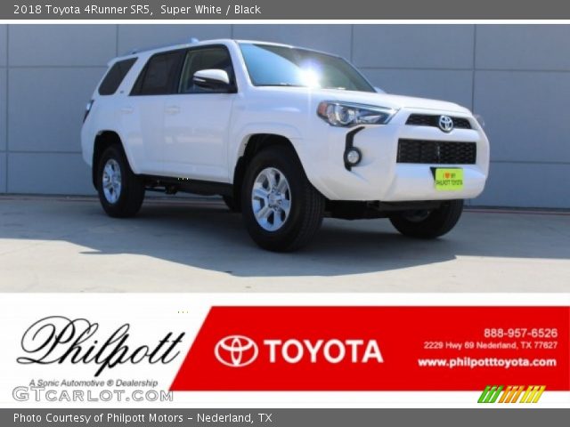 2018 Toyota 4Runner SR5 in Super White