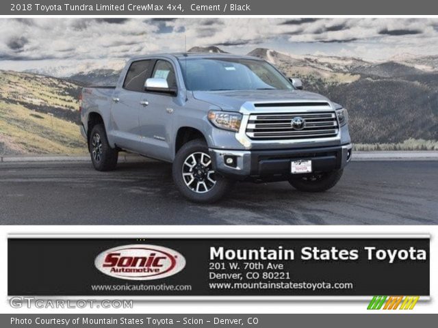 2018 Toyota Tundra Limited CrewMax 4x4 in Cement