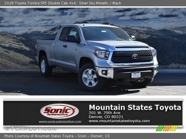 2018 Toyota Tundra SR5 Double Cab 4x4 in Silver Sky Metallic