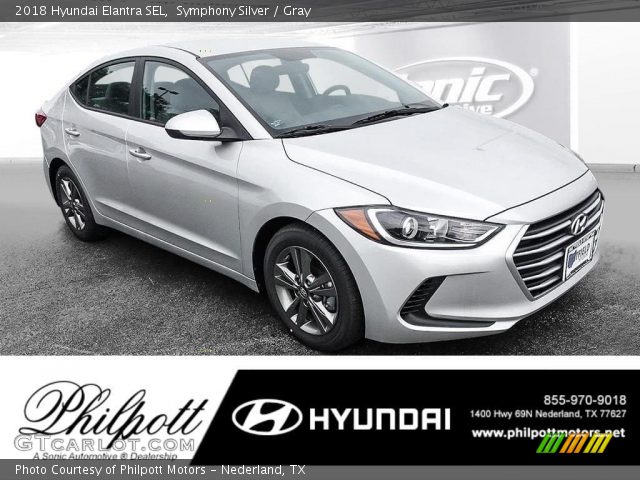 2018 Hyundai Elantra SEL in Symphony Silver