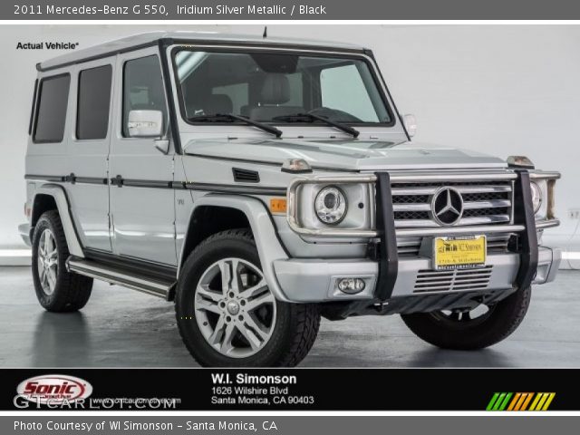 2011 Mercedes-Benz G 550 in Iridium Silver Metallic