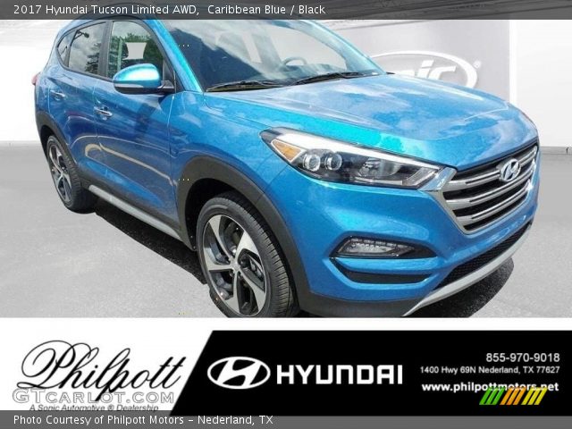 2017 Hyundai Tucson Limited AWD in Caribbean Blue