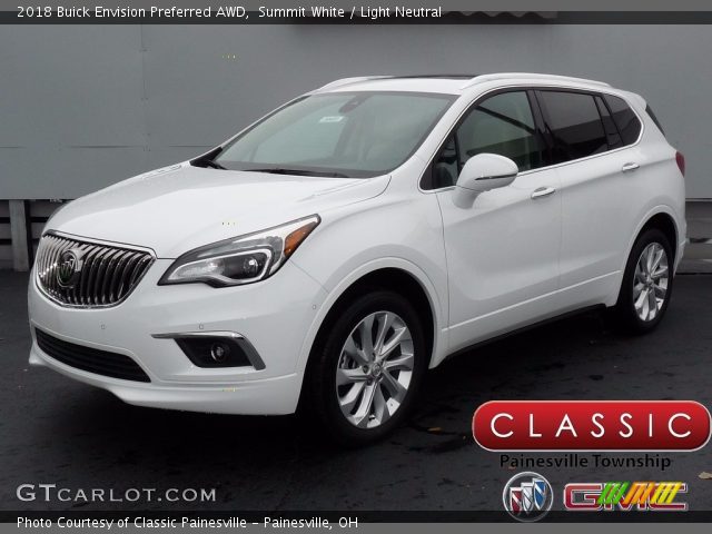 2018 Buick Envision Preferred AWD in Summit White
