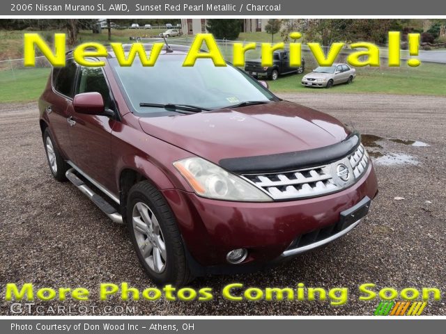 2006 Nissan Murano SL AWD in Sunset Red Pearl Metallic