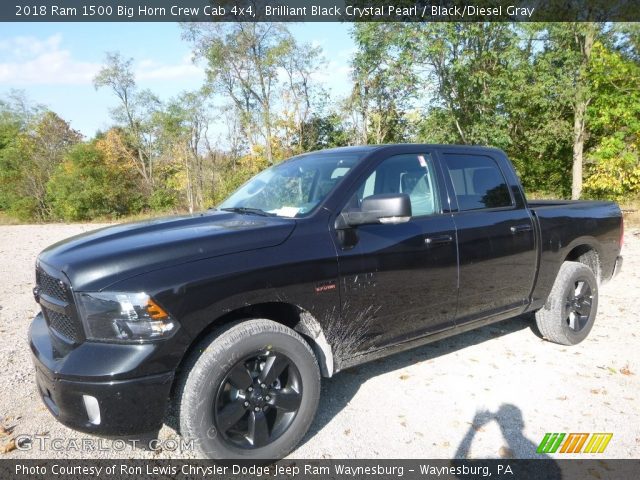 2018 Ram 1500 Big Horn Crew Cab 4x4 in Brilliant Black Crystal Pearl