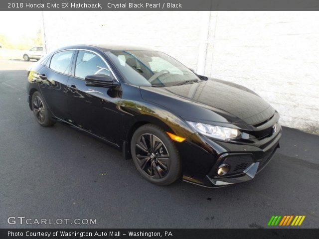 2018 Honda Civic EX Hatchback in Crystal Black Pearl