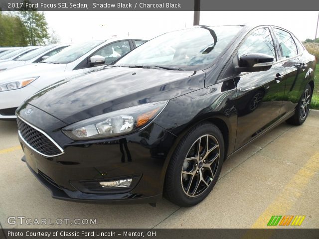 2017 Ford Focus SEL Sedan in Shadow Black