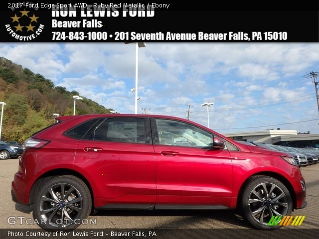 2017 Ford Edge Sport AWD in Ruby Red Metallic