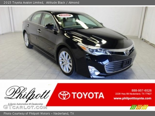 2015 Toyota Avalon Limited in Attitude Black
