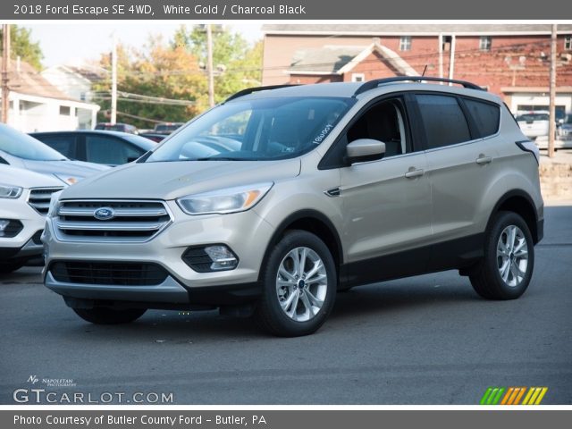 2018 Ford Escape SE 4WD in White Gold