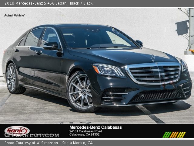 2018 Mercedes-Benz S 450 Sedan in Black