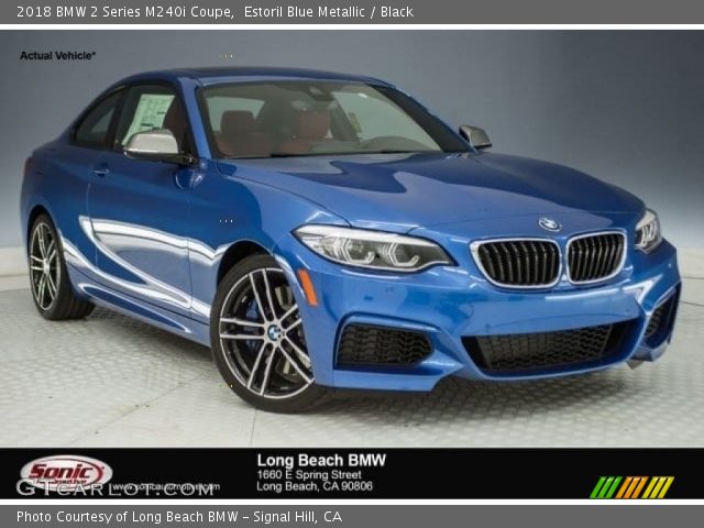 2018 BMW 2 Series M240i Coupe in Estoril Blue Metallic