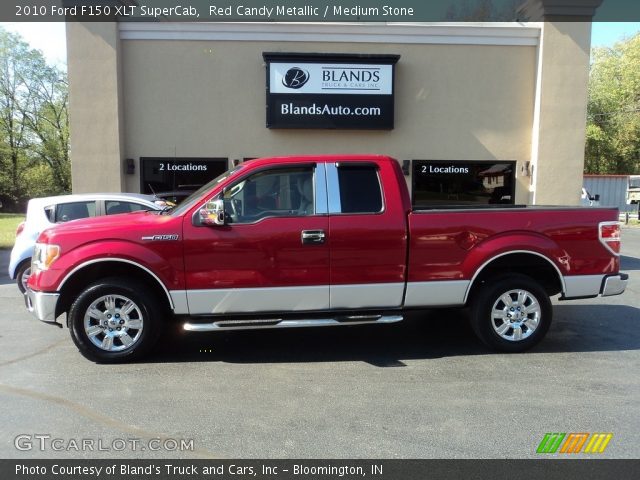 2010 Ford F150 XLT SuperCab in Red Candy Metallic