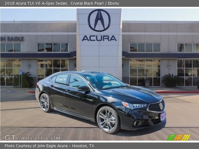 2018 Acura TLX V6 A-Spec Sedan in Crystal Black Pearl