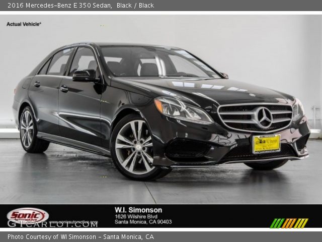2016 Mercedes-Benz E 350 Sedan in Black
