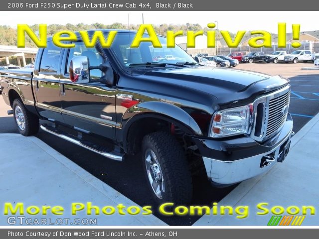 2006 Ford F250 Super Duty Lariat Crew Cab 4x4 in Black