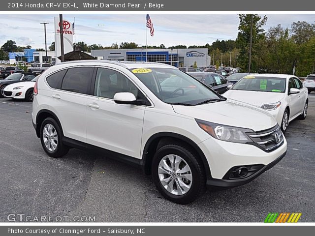 2014 Honda CR-V EX-L in White Diamond Pearl