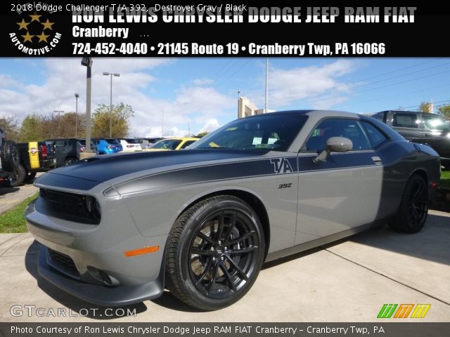 2018 Dodge Challenger T/A 392 in Destroyer Gray