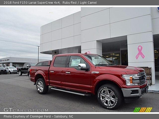 2018 Ford F150 Lariat SuperCrew 4x4 in Ruby Red