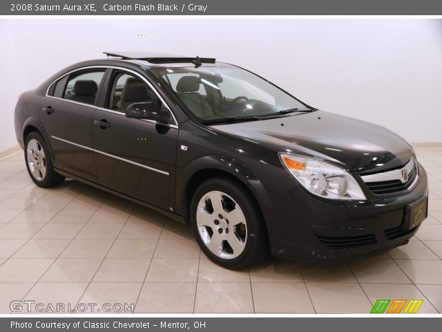2008 Saturn Aura XE in Carbon Flash Black