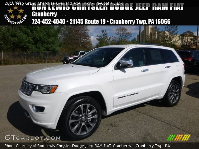 2018 Jeep Grand Cherokee Overland 4x4 in Ivory Tri-Coat