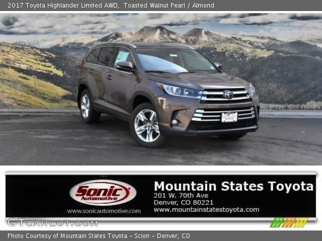 2017 Toyota Highlander Limited AWD in Toasted Walnut Pearl