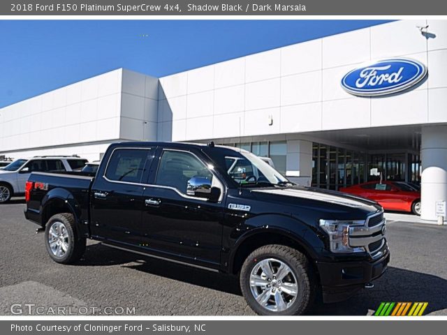 2018 Ford F150 Platinum SuperCrew 4x4 in Shadow Black