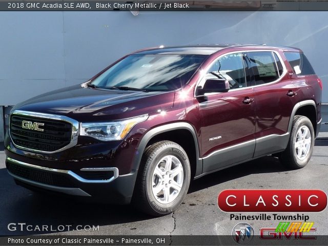 2018 GMC Acadia SLE AWD in Black Cherry Metallic
