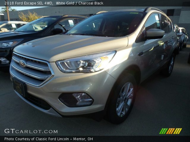2018 Ford Escape SEL 4WD in White Gold