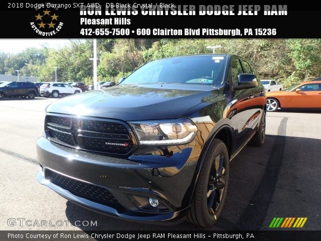 2018 Dodge Durango SXT AWD in DB Black Crystal